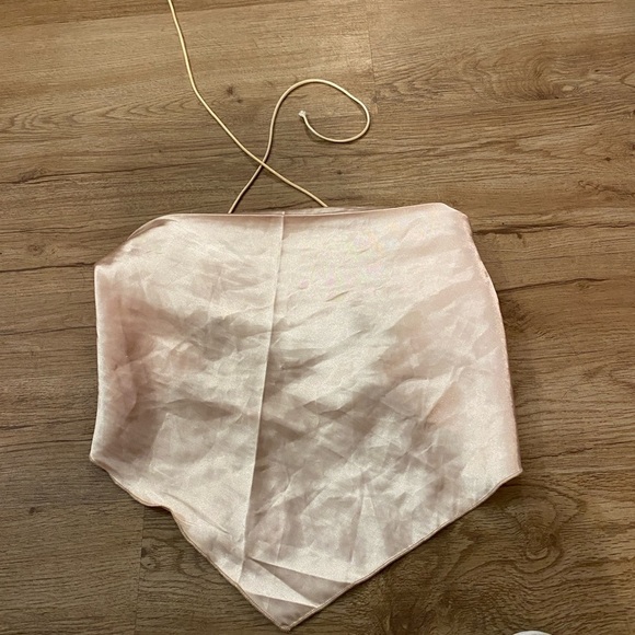 Blush Knit Camisole with Adjustable Ties - Picture 8 of 17